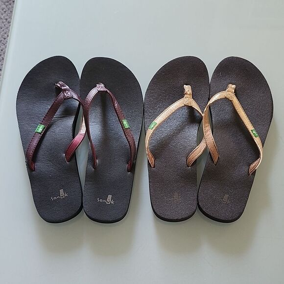 Sanuk Sandals (Two Pair) - Picture 1 of 6